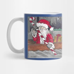 Papa Noel in his pirogue Mug